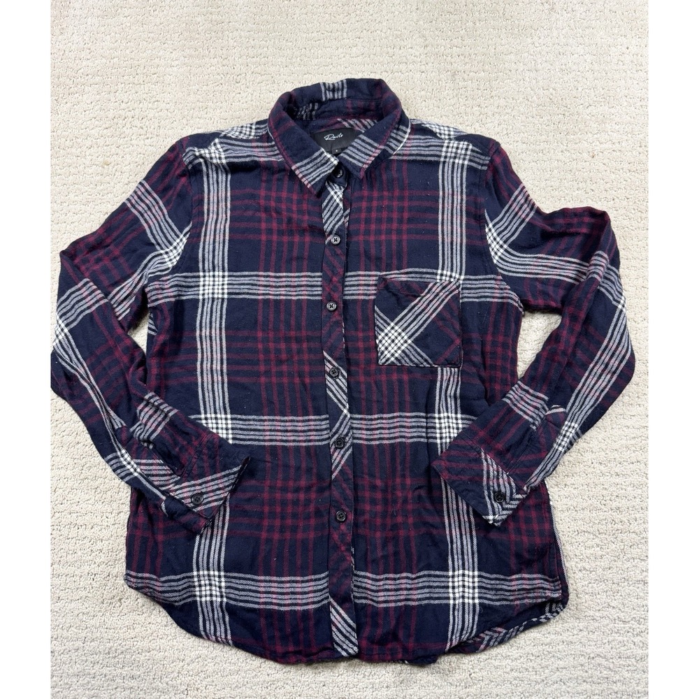 Women's Rails Hunter Plaid Shirt in Red & Navy Size Small